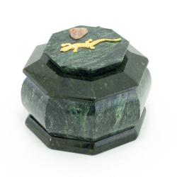 Шкатулка Восьмигранная малая на шарнирах 10х10х7,5 см — 