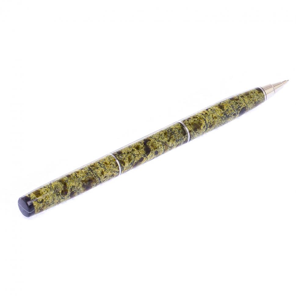 Ручка шариковая из змеевика фото 1 — 