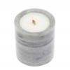 Свеча круглая из мрамора 4,8х4,8х5,3 см фото 2 — 