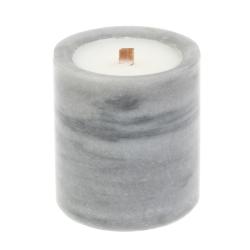 Свеча круглая из мрамора 4,8х4,8х5,3 см — 