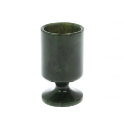 Рюмка на ножке из нефрита 4х4х7 см 40 мл — 