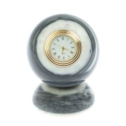 Настольные часы &quot;Шар Антистресс&quot; 8 см из мрамора — 
