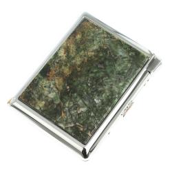 Портсигар на 20 сигарет с зажигалкой камень актиновит — 