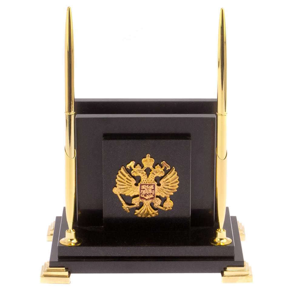 Набор для офисного стола "Визир" с гербом России фото 1 — 