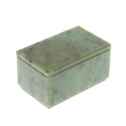 Шкатулка из нефрита 9,5х6х5,5 см — 