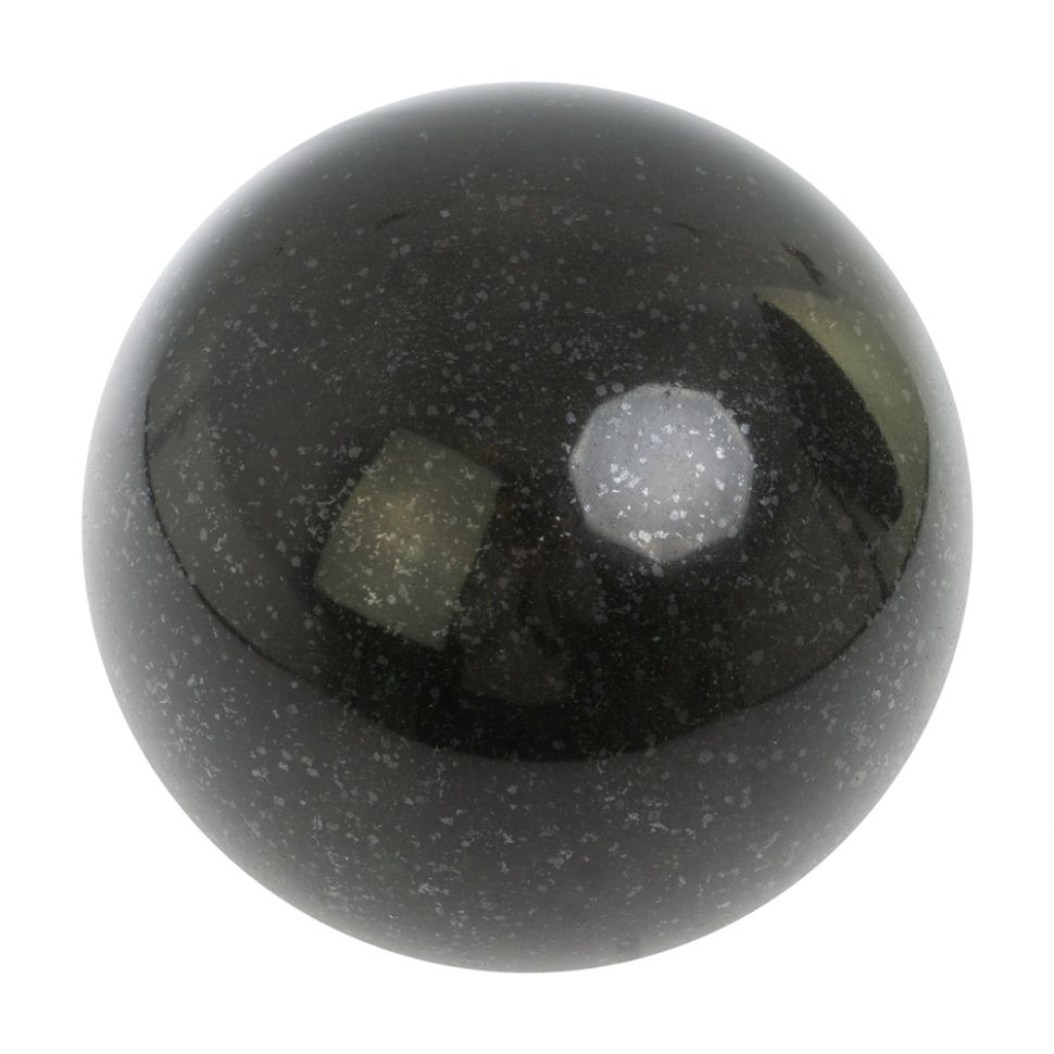 Шар 13,5 см из камня базальт фото 1 — 