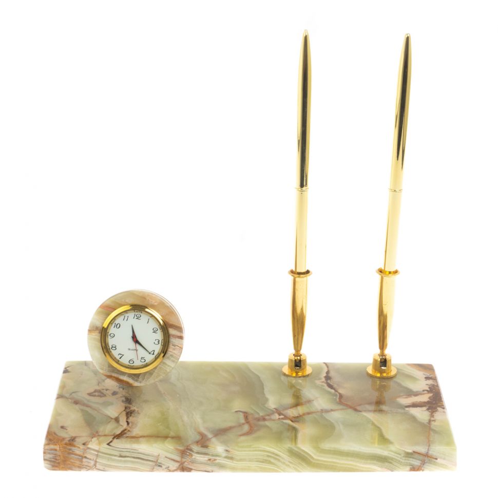 Письменный набор из оникса 20х10х20 см (4х8) фото 1 — 