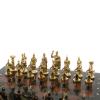 Подарочные шахматы из бронзы "Римские" 44х44 см лемезит фото 4 — 