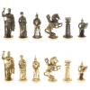 Подарочные шахматы из бронзы "Римские" 44х44 см лемезит фото 6 — 