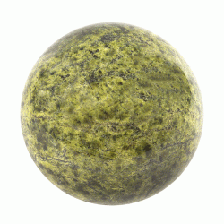 Шар 10,5 см камень змеевик светло-зеленый — 