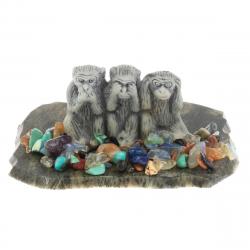 Сувенир &quot;Не вижу. Не слышу. Не говорю&quot; из мрамолита — 