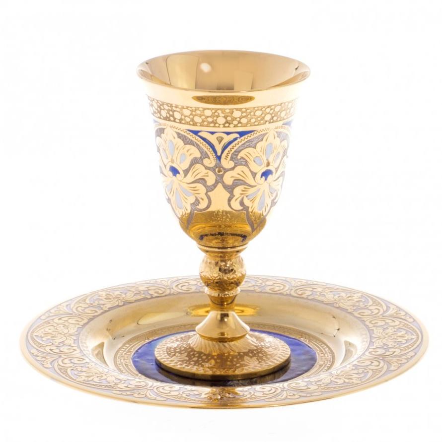 Водочный набор "Волк при луне" Златоуст фото 1 — 