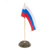 Флагшток с флагом РФ на подставке из нефрита фото 2 — 