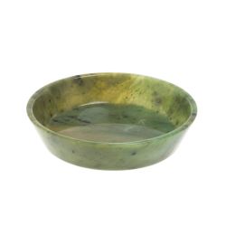 Тарелка орешница из нефрита 9х9х2 см — 