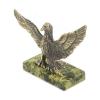 Статуэтка из бронзы на подставке из змеевика "Орел" фото 1 — 