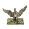 Статуэтка из бронзы на подставке из змеевика "Орел" фото 2 — 