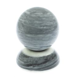 Шар 7,5 см на подставке из серого мрамора — 