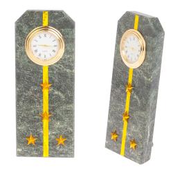 Часы &quot;Погон капитан таможни&quot; камень змеевик — 