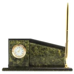 Мини-набор с часами камень змеевик — 