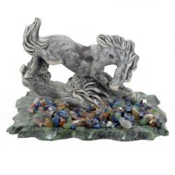 Сувенир из мрамолита &quot;Кланяющаяся лошадка&quot; — 