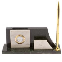 Настольный мини-набор из мрамора &quot;Силуэт&quot; — 