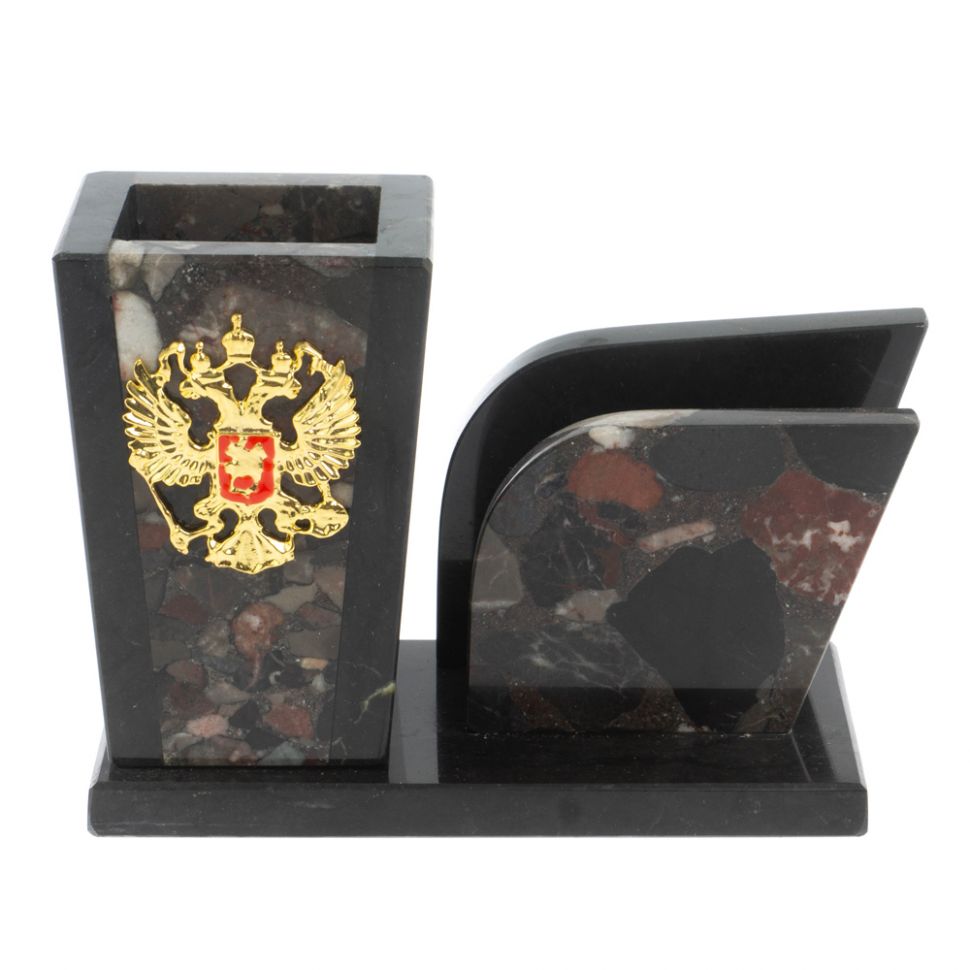 Карандашница из конгломерата 16х7х10 см фото 1 — 