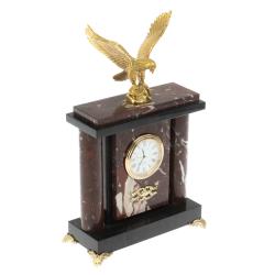 Декоративные часы «Орел» камень креноид бронза — 