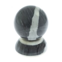 Шар 7 см на подставке из серого мрамора — 
