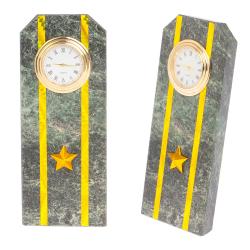 Часы &quot;Погон майор таможни&quot; камень змеевик — 