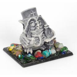 Сувенир &quot;Филин доктор&quot; из мрамолита — 