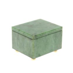 Нефритовая шкатулка 7х6х5 см — 