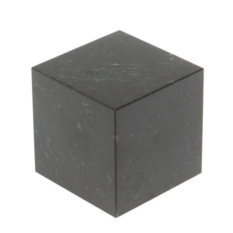 Куб 50 мм черный змеевик фото 1 — 