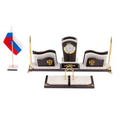 Настольный набор из мрамора и долерита — 