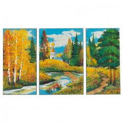 Картина модульная из камня &quot;Осень&quot; 30х50 см — 