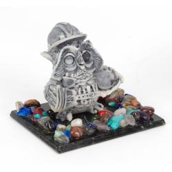 Сувенир &quot;Филин электрик&quot; из мрамолита — 