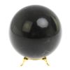 Шар из черного змеевика диаметром 11 см фото 2 — 