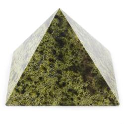 Пирамида из змеевика 10,5х10,5х7,5 см — 