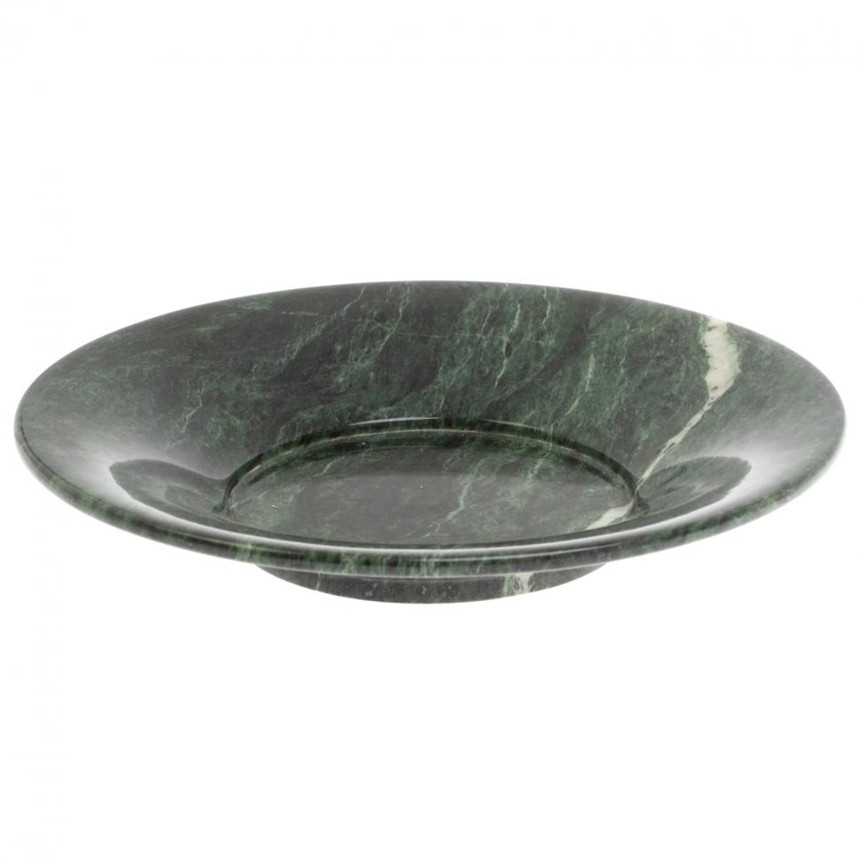 Тарелка для фруктов из змеевика 24,5х24,5х3,5 см фото 1 — 