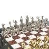 Шахматы "Олимпийские игры" доска 28х28 см лемезит мрамор фото 3 — 