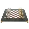 Шахматы "Олимпийские игры" доска 28х28 см лемезит мрамор фото 2 — 