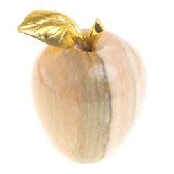 Сувенир &quot;Яблоко&quot; среднее камень мрамор 5,5х7 см — 