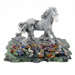 Сувенир &quot;Скачущая лошадка&quot; из мрамолита — 