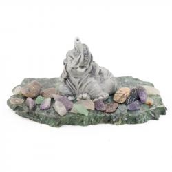 Сувенир из мрамолита &quot;Слоник лежит&quot; — 