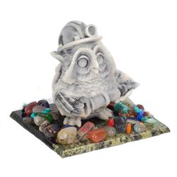 Сувенир &quot;Филин шахтер&quot; из мрамолита — 