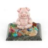 Сувенир из мрамолита "Поросенок сидит" фото 1 — 