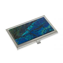 Карманная визитница камень азурит — 