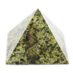 Пирамида из змеевика 10х10х7,5 см — 