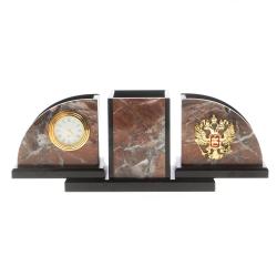 Письменный набор &quot;Гармония&quot; камень креноид, долерит — 