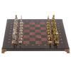 Шахматы "Афина" доска 32х32 см мрамор лемезит фото 2 — 