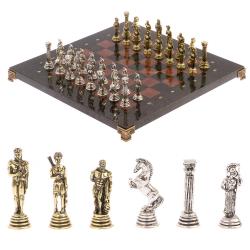 Шахматы &quot;Афина&quot; доска 32х32 см мрамор лемезит — 